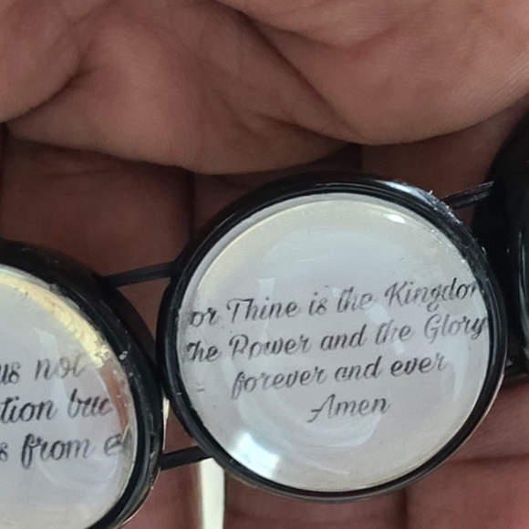 The Lord's Prayer stretch charmed bracelet - Picture 2 of 5